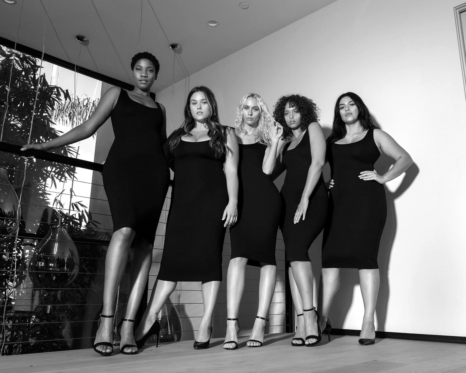 SHEER_the_Brand_little_black_dress_models_bw_2